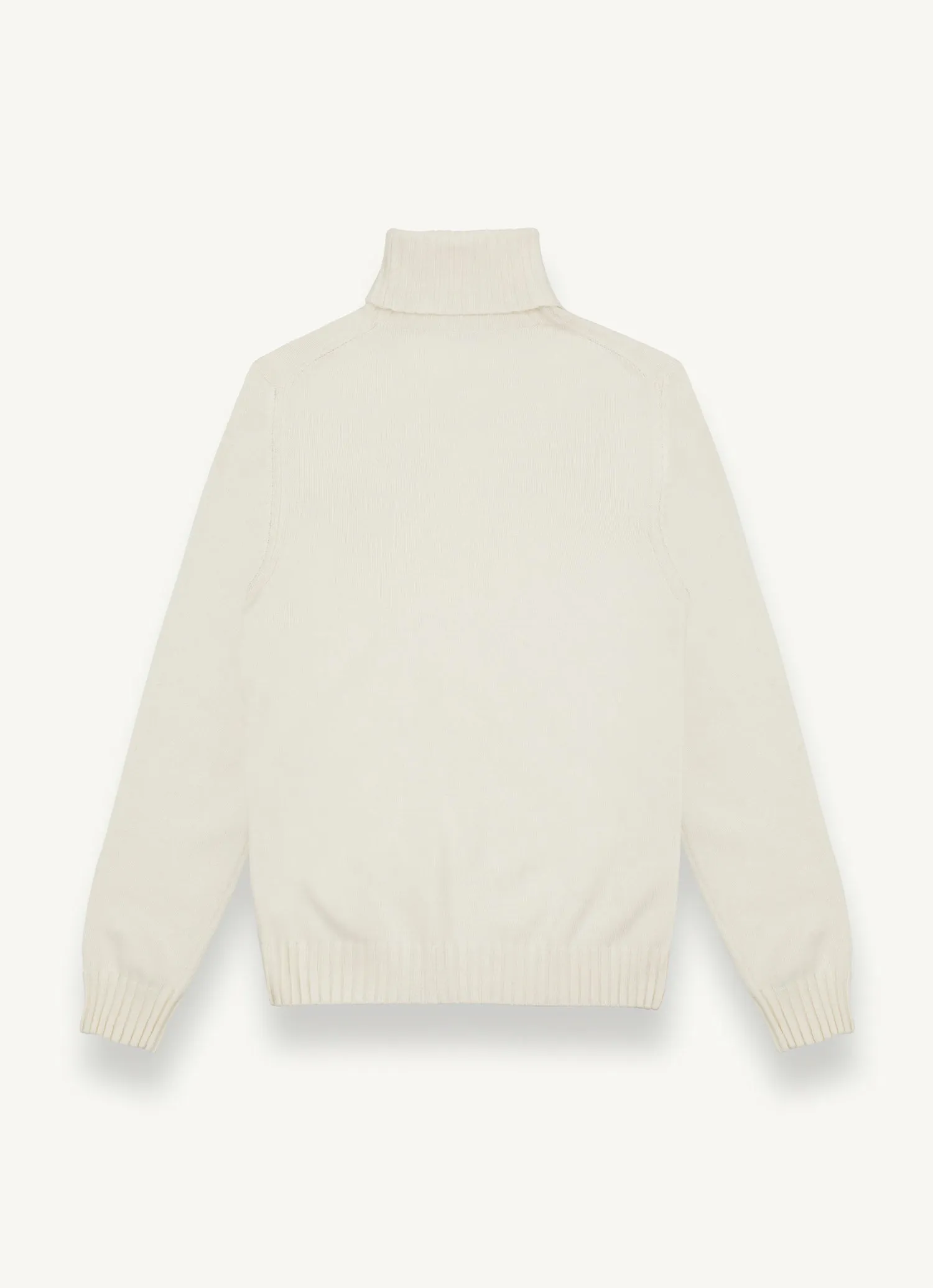 Cashmere Turtleneck - White