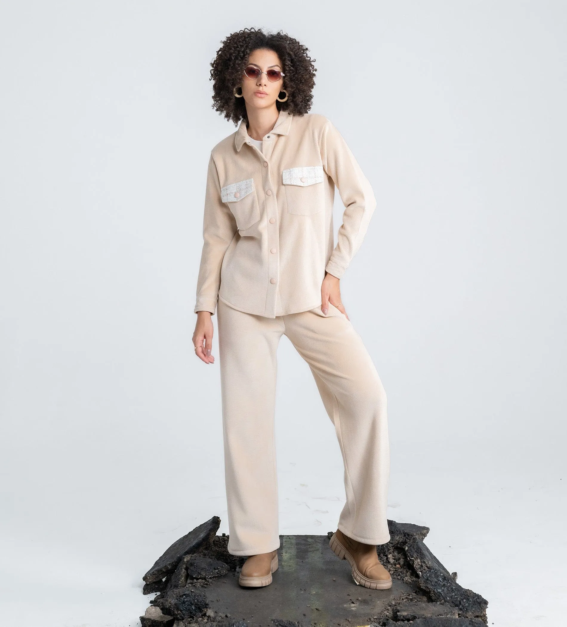 Cozy Fawn Shacket Jacket