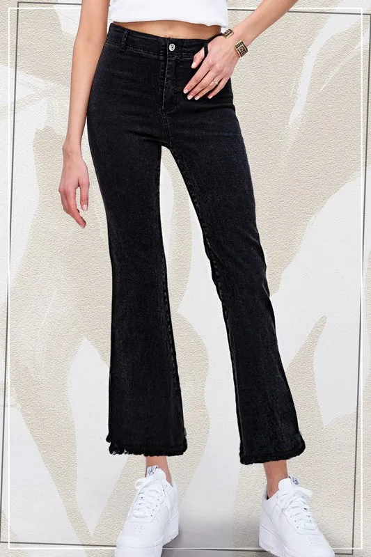 Dedra Soft Washed Stretchy High Rise Pants