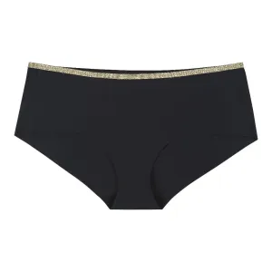 Happy Seams Brief with Gold Trim