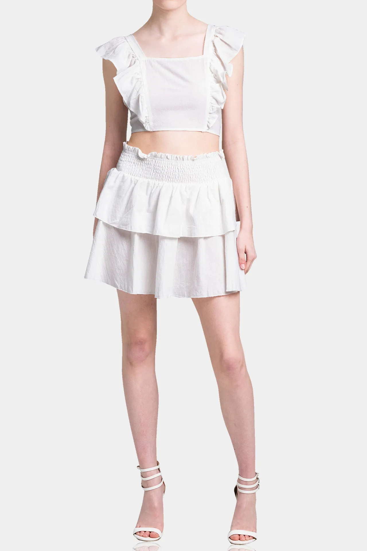 Mini Cotton Skirt for Women