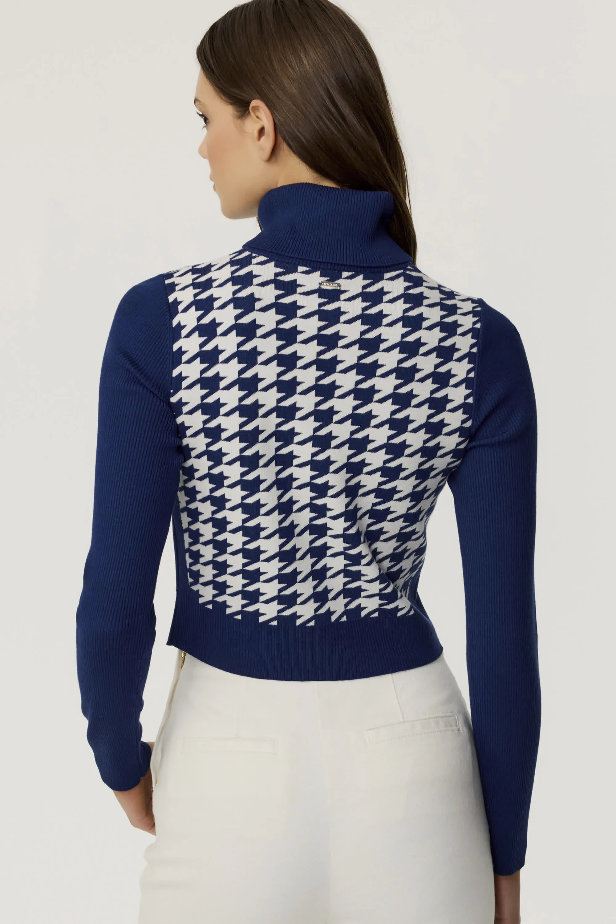 Morgan Houndstooth Sweater