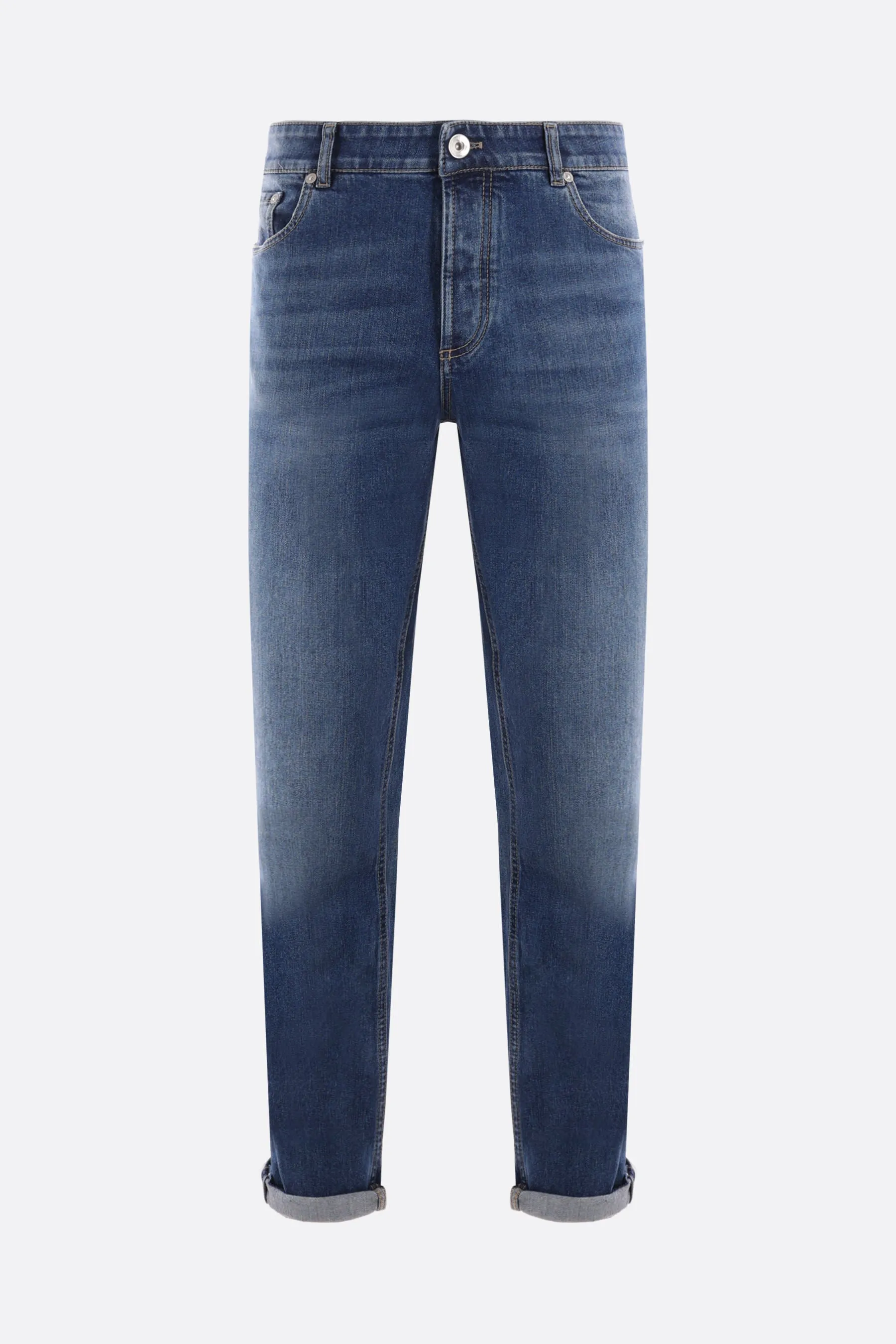 Regular-fit Straight Leg Denim Jeans