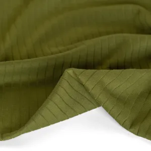 Remnant - 90cm - Wide Rib Knit - Caper