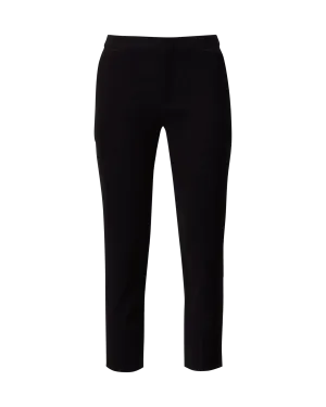 Satin-Back Crepe Pants