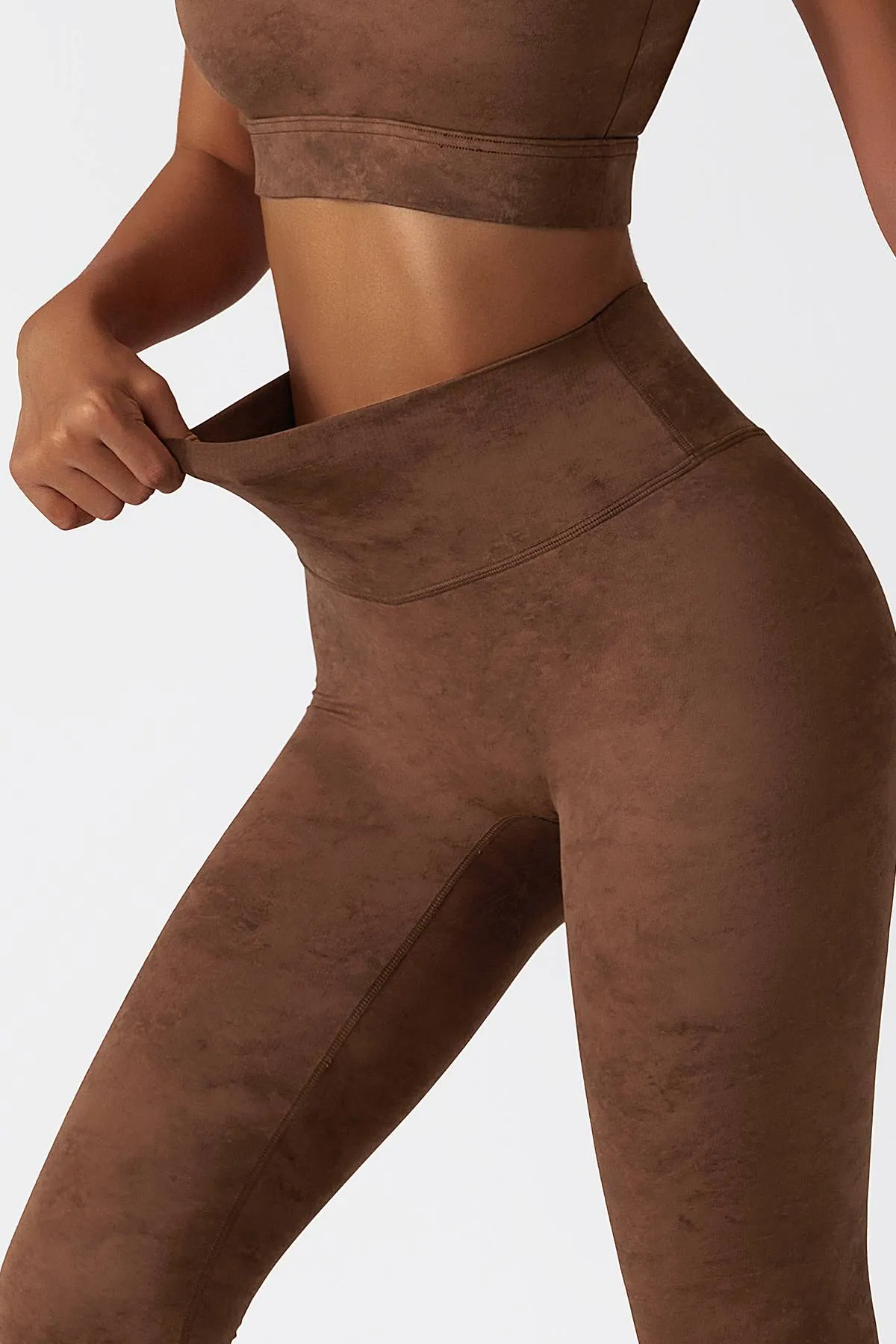 Tie Dye High-Waist Ankle Leggings