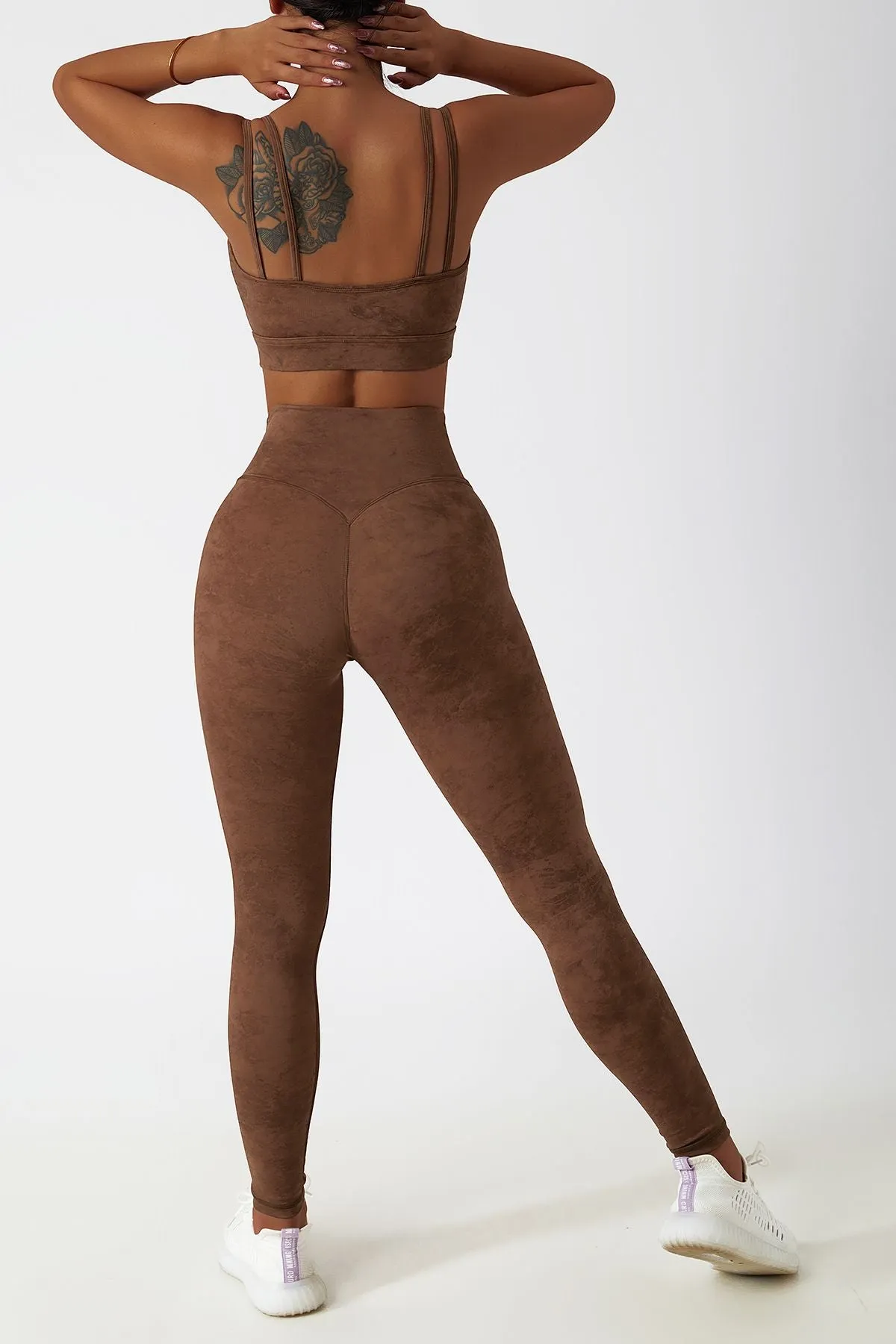 Tie Dye High-Waist Ankle Leggings