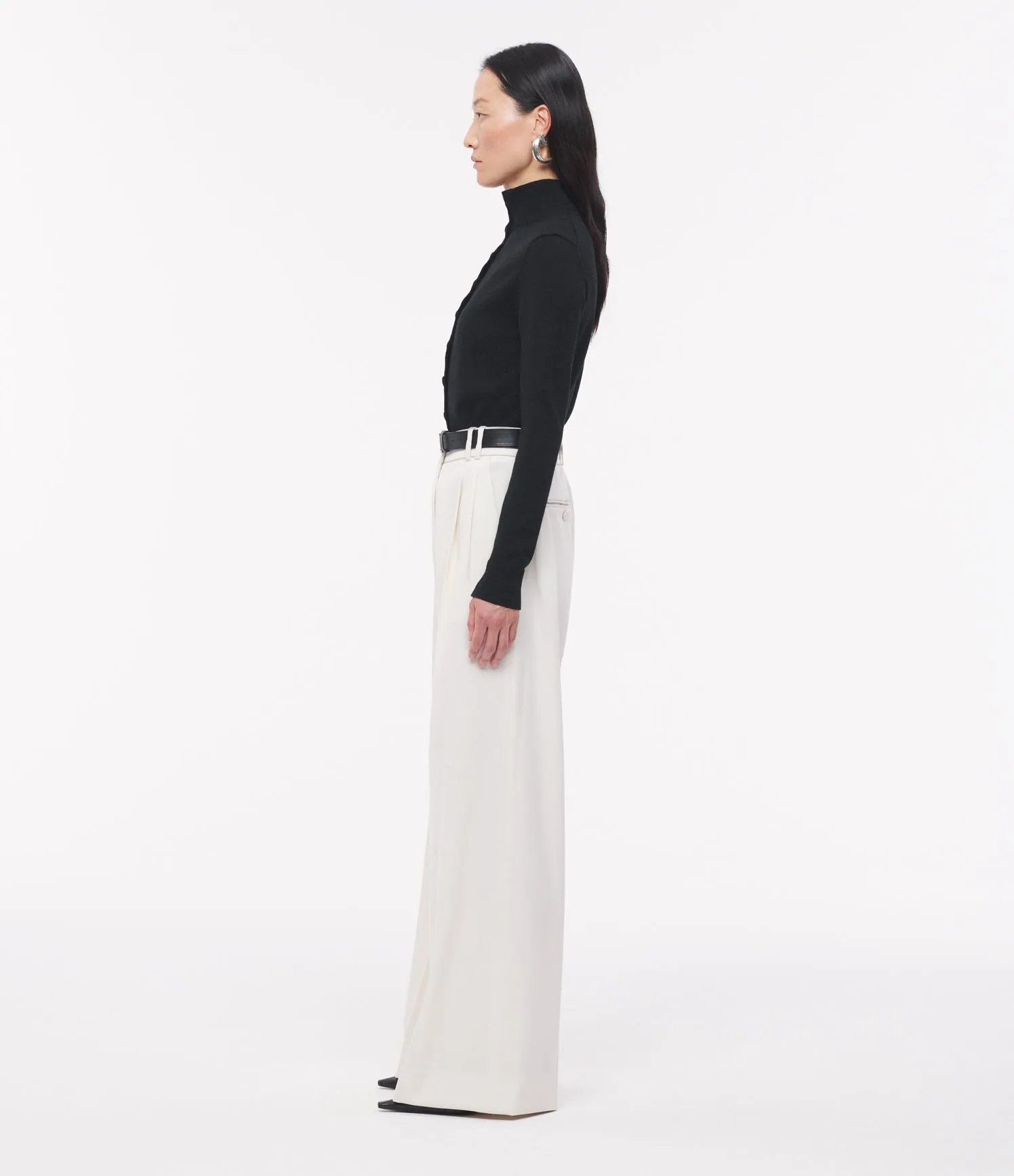 Turtleneck Cardigan